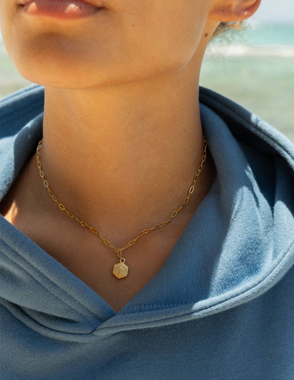 Radiant Cross Necklace