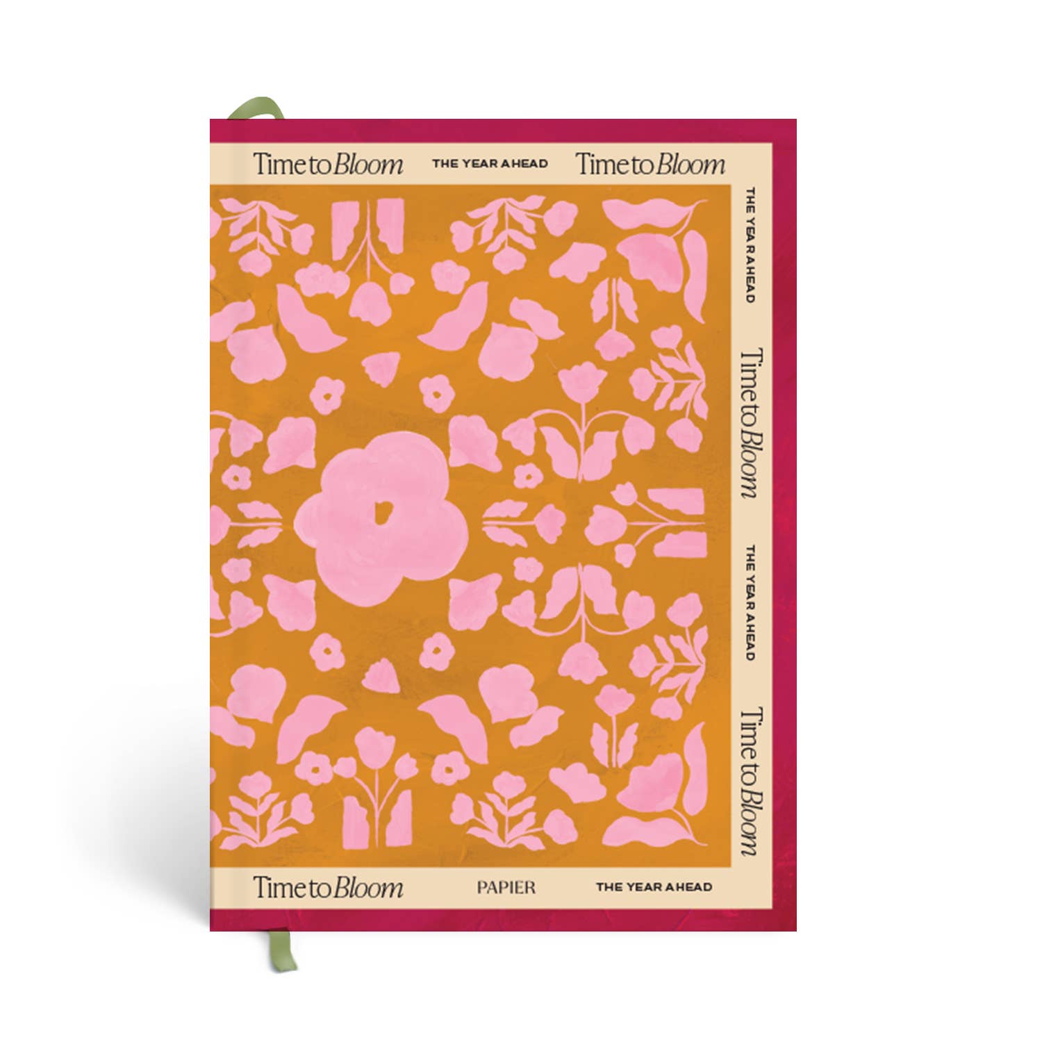 Daily Planner, Undated, A5 Hardcover - Time To Bloom
